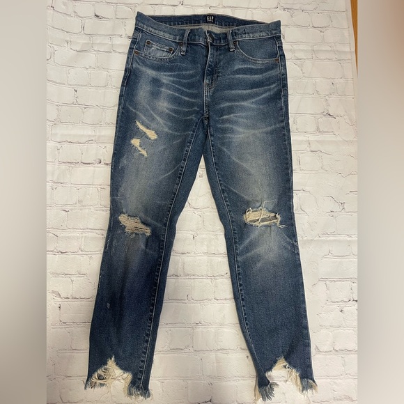 Gap Best Girlfriend distressed jeans - Picture 2 of 8